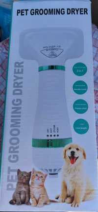 Escova e secador para cães e gatos