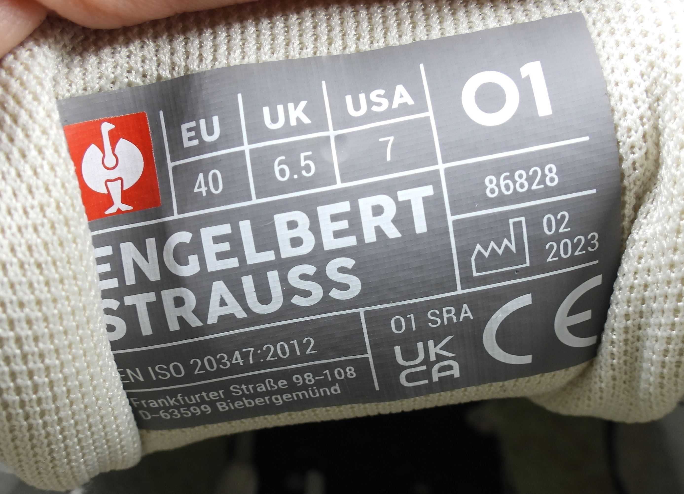 Engelbert Strauss białe buty robocze 40