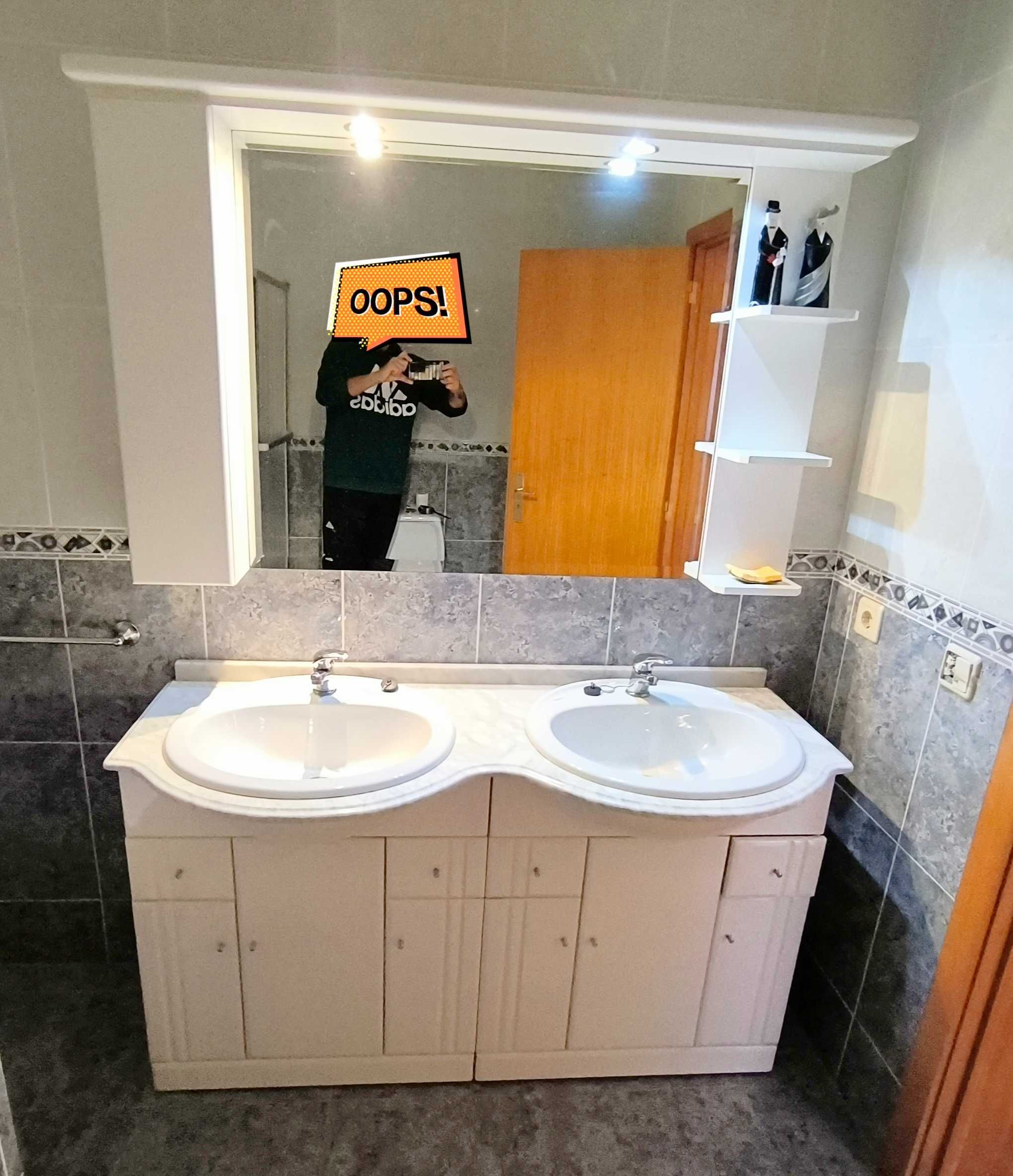 Móvel de casa de banho + Espelho