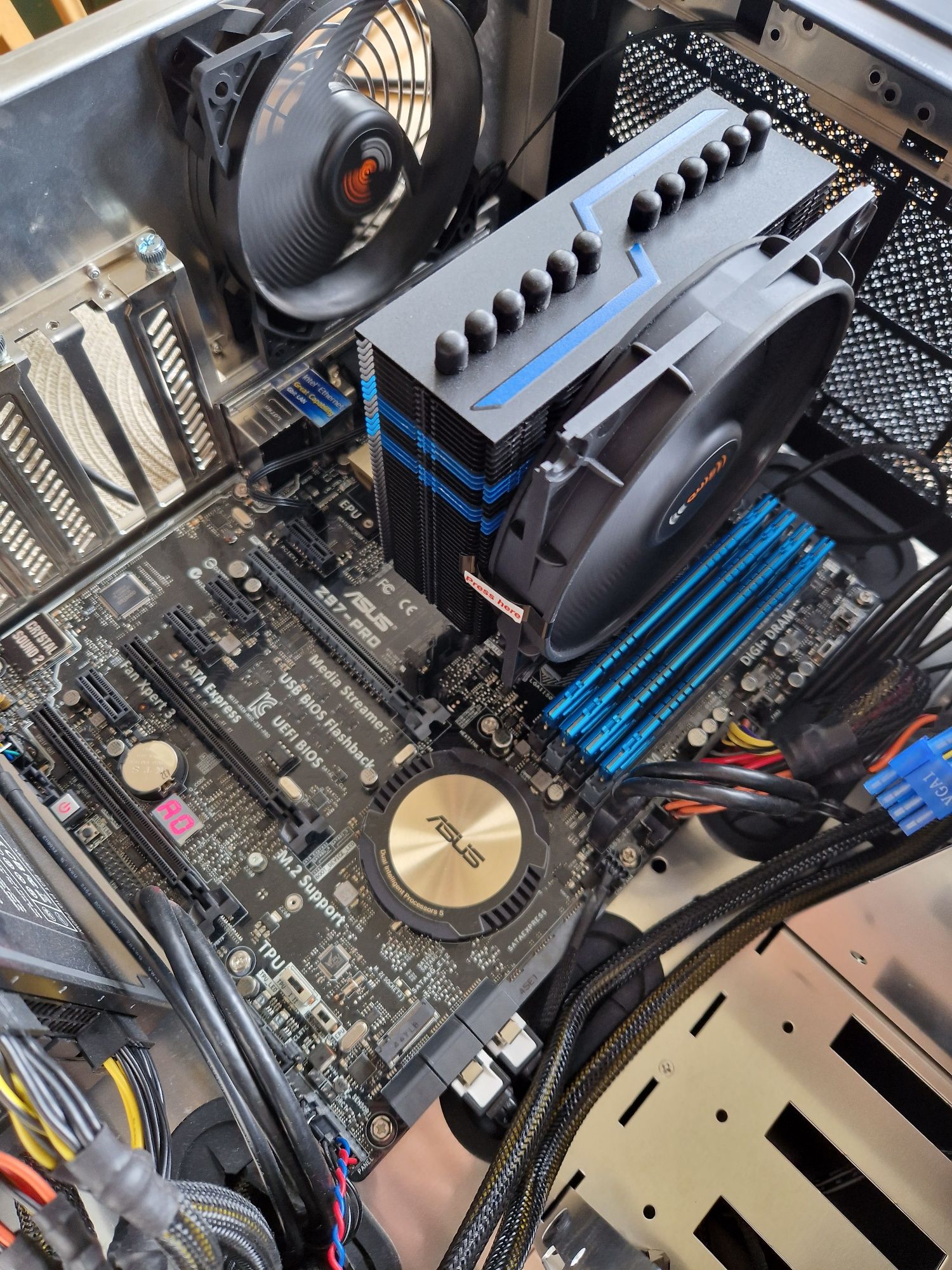 Кулер Prolimatech Armageddon + Be Quiet 140mm супер башня охолодження