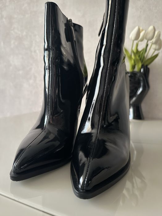 Жіночі ботильйони з натуральної м’якої шкіри 37 розмір