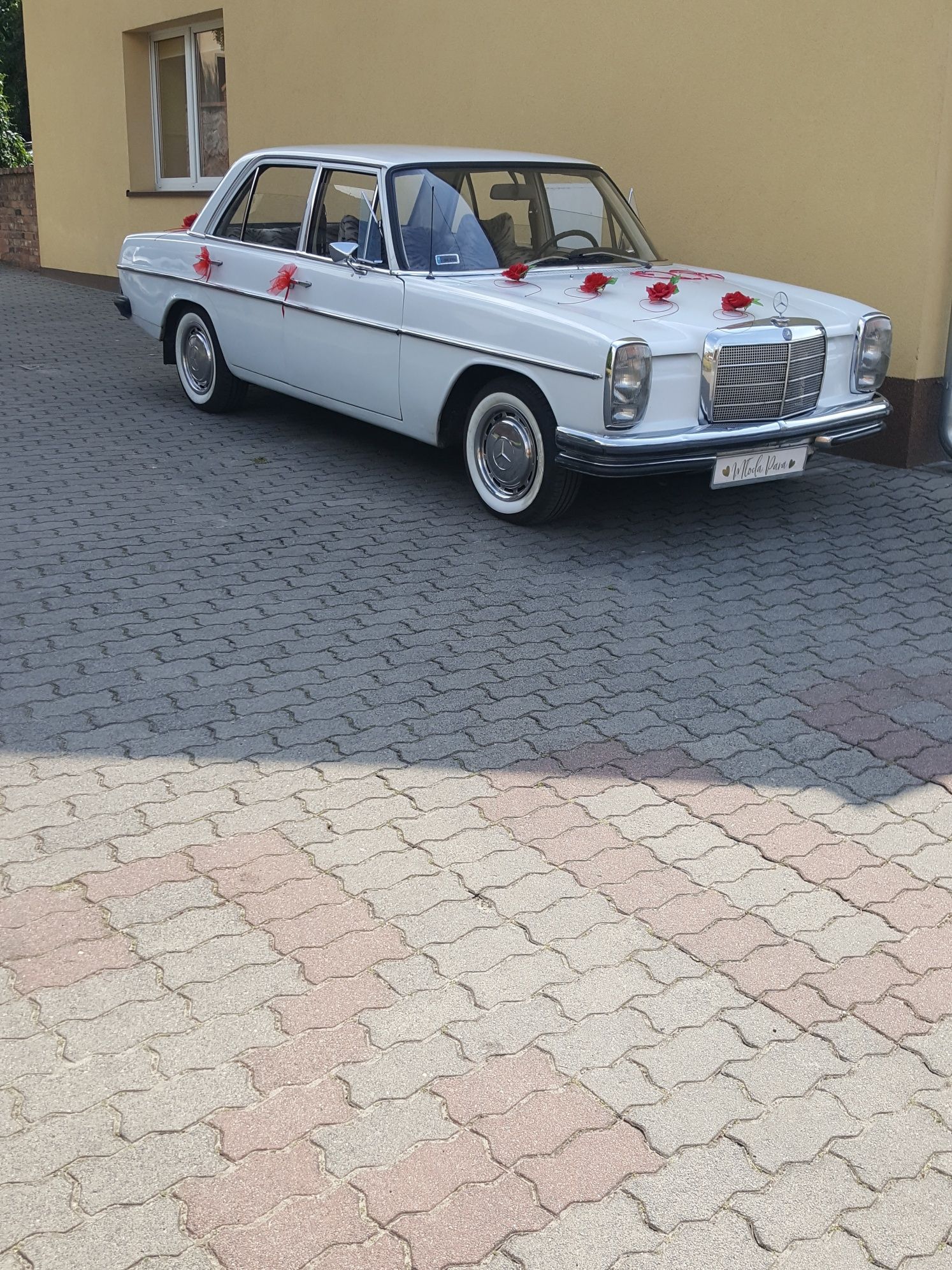 Mercedes zabytkowe Auto. Samochód do ślubu