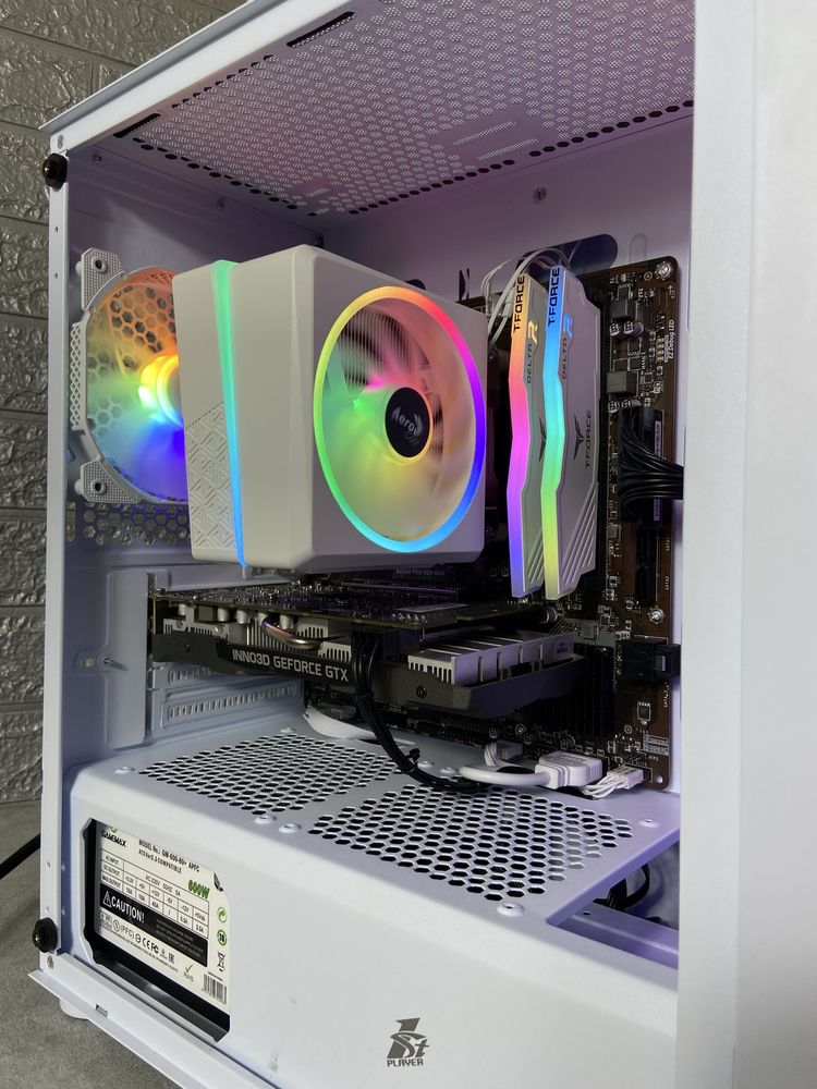Игровой компьютер,ПК(Ryzen 5 5500,DDR4 16GB,GTX 1660 SUPER,M2 512GB)