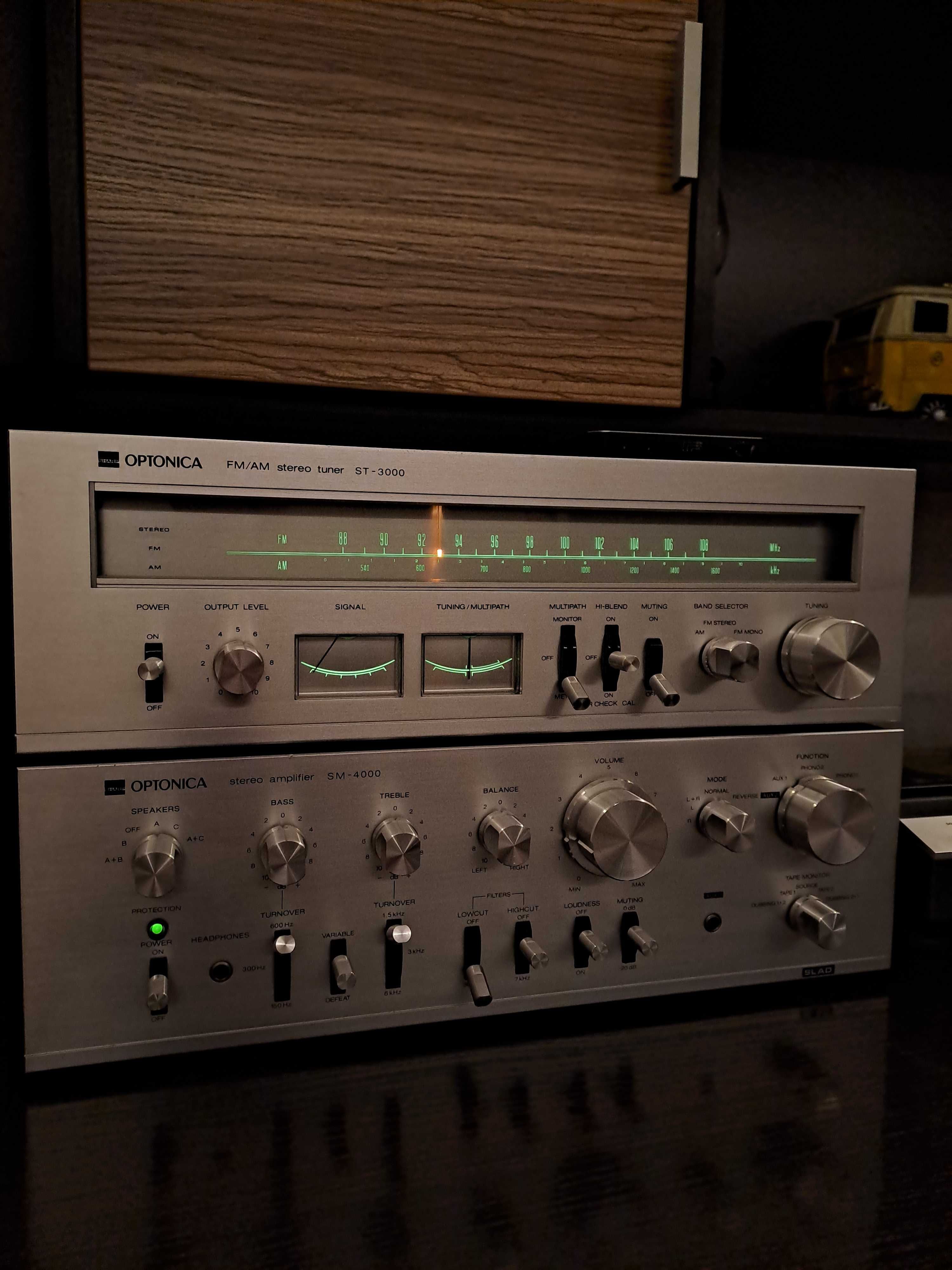 Wzmacniacz OPTONICA SM 4000 +Tuner st3000 NÓWKA Po gruntownym remoncie
