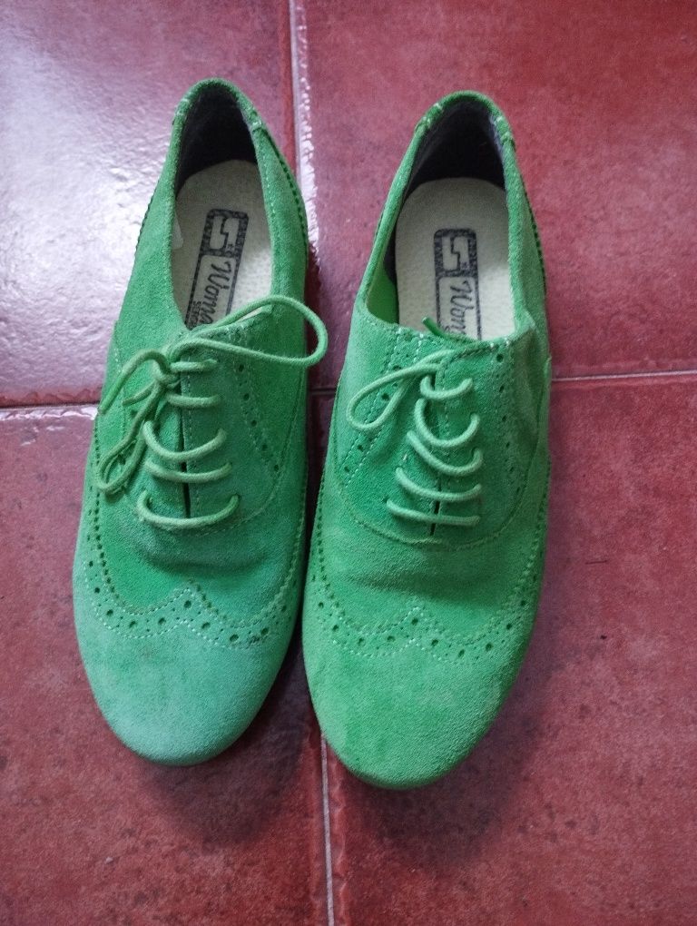 Sapatos verdes Seaside