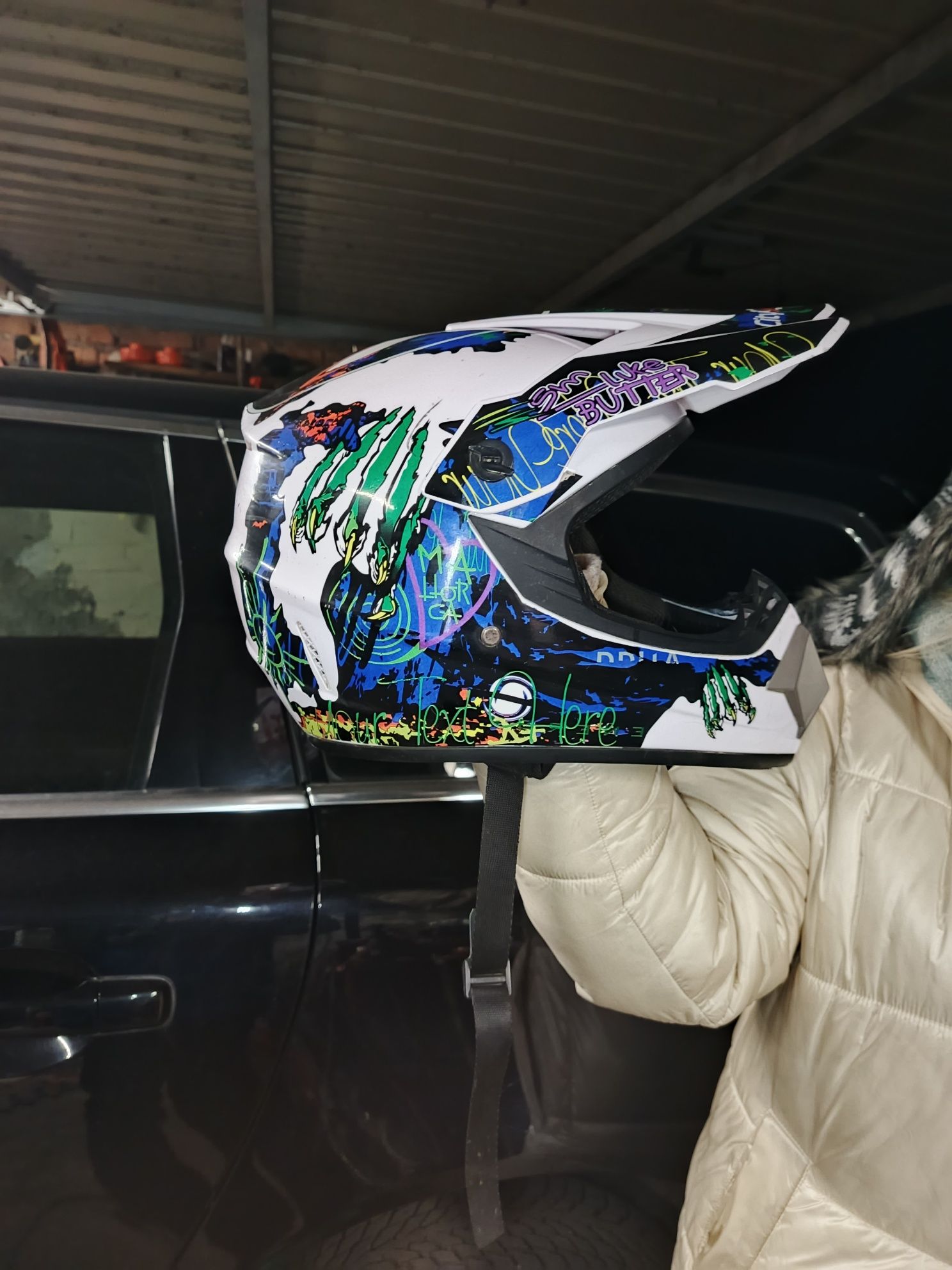 Kask na cross dla dzieci