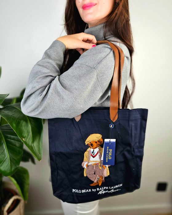 Torba na zakupy Logowana Ralph Lauren miś nowa z metką prezent święta