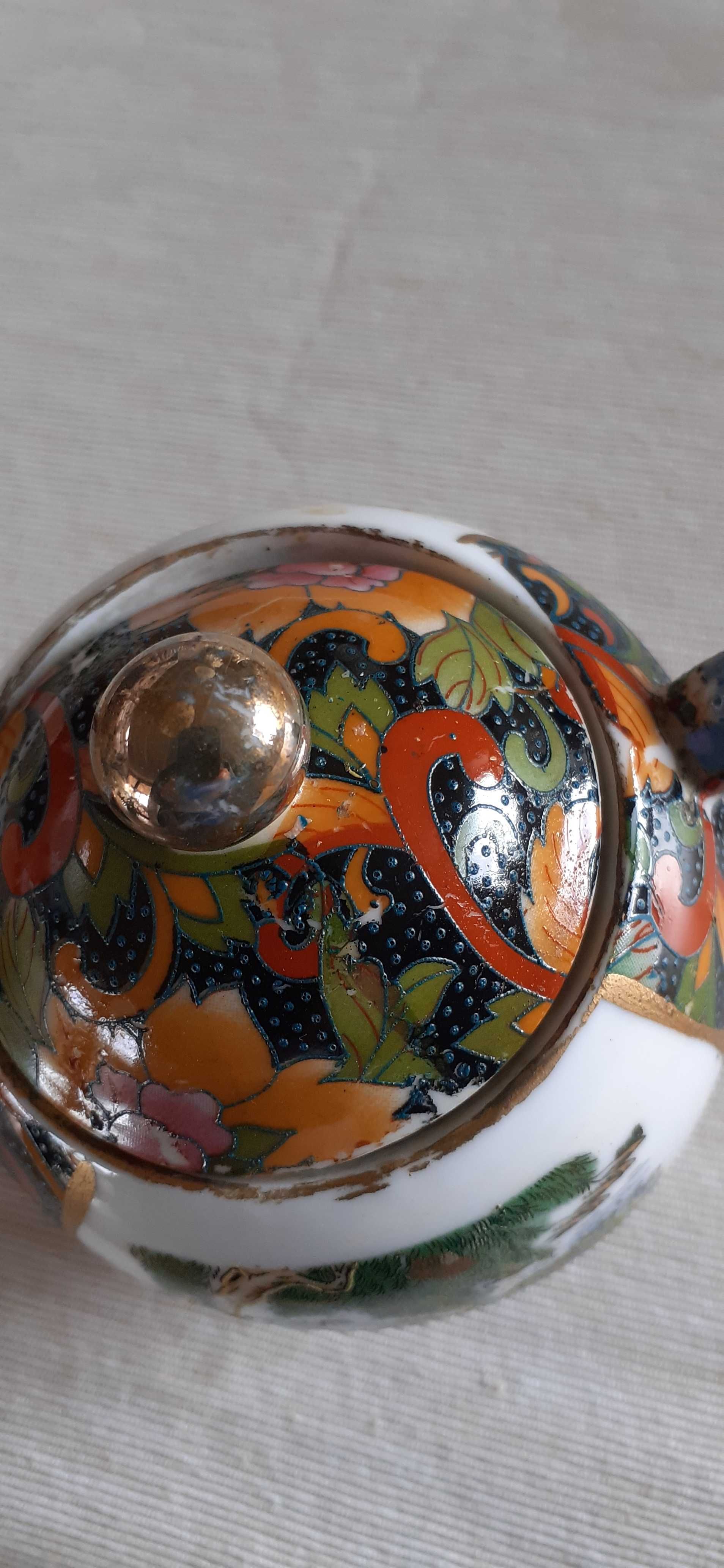 Czajnk dzbanek orientalny do herbaty porcelana