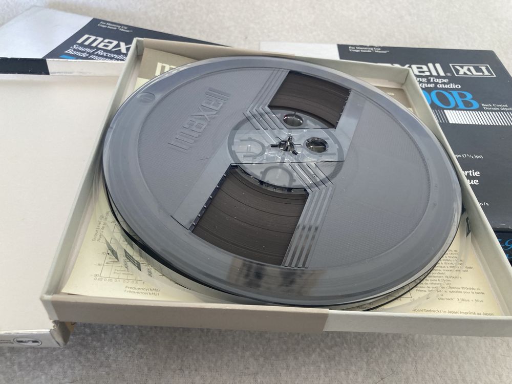 Maxell szpula, taśma magnetofonowa 18cm