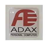 Sticker naklejka ADAX na obudowę do retro vintage PC