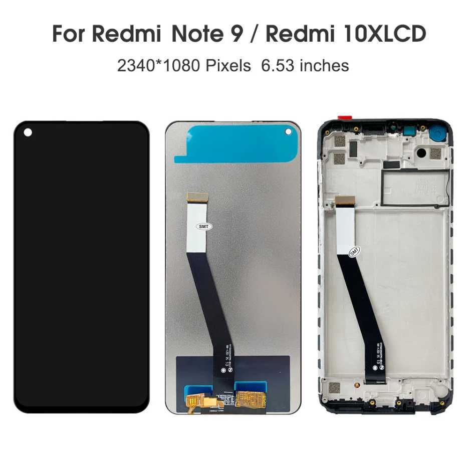 Дисплей Xiaomi Redmi Note 9/ Redmi 10X 4G с чёрным тачскрином гарантия