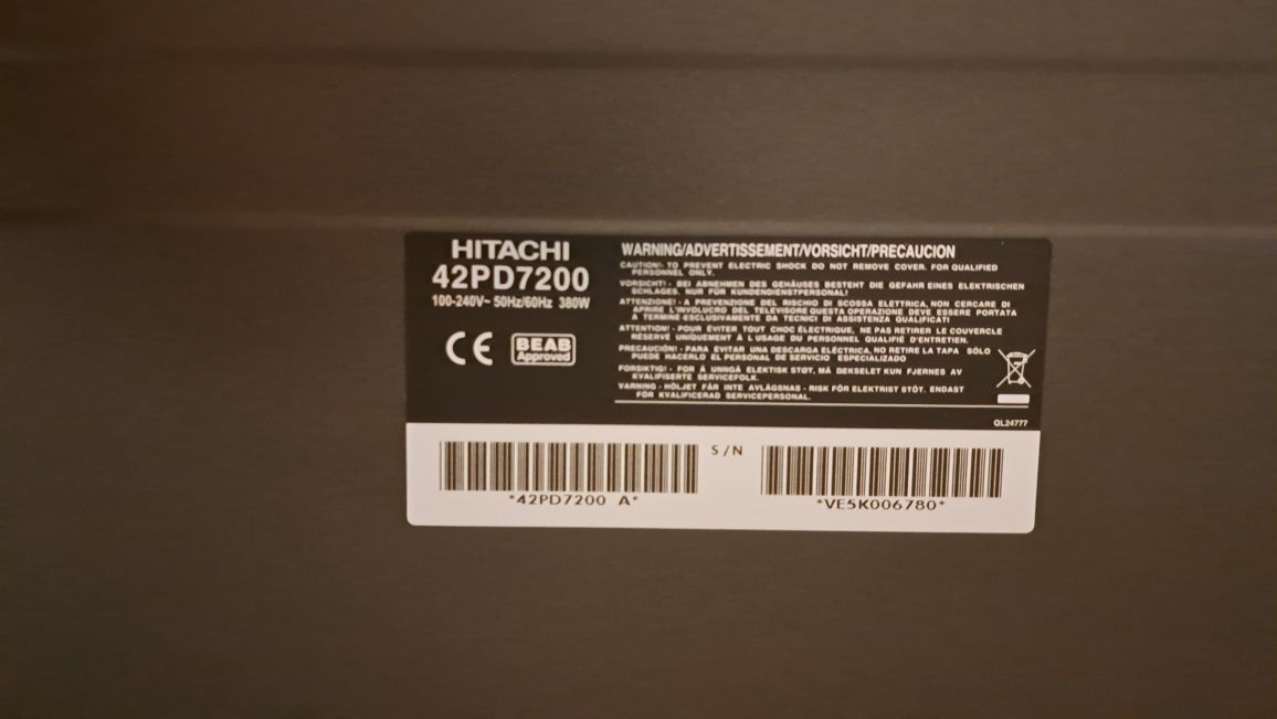 TV Hitachi 42 Polegadas 42PW7200