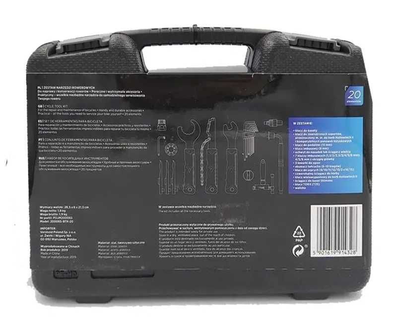 Zestaw narzędzi rowerowych Seven for 7 22 elementy Nowy