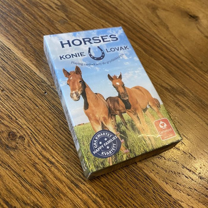 .: NOWE! Kwartet - karty do gry Konie/Horses Cartamund :.