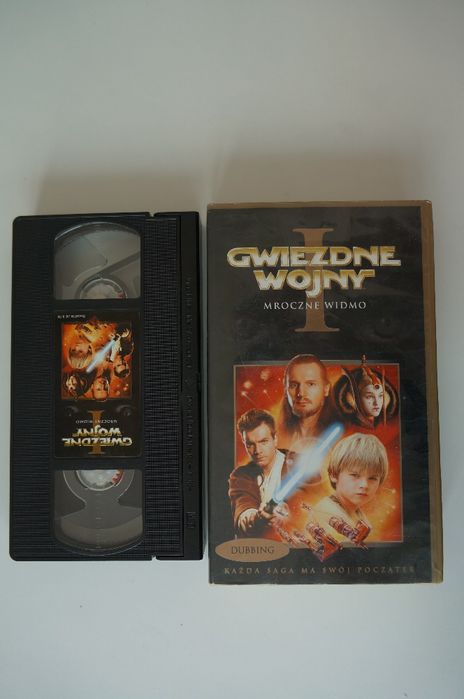 Kaseta video VHS Star Wars Gwiezdne Wojny Mroczne Widmo