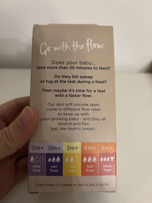 Tetinas Tommee Tippee Novas, Nunca usadas