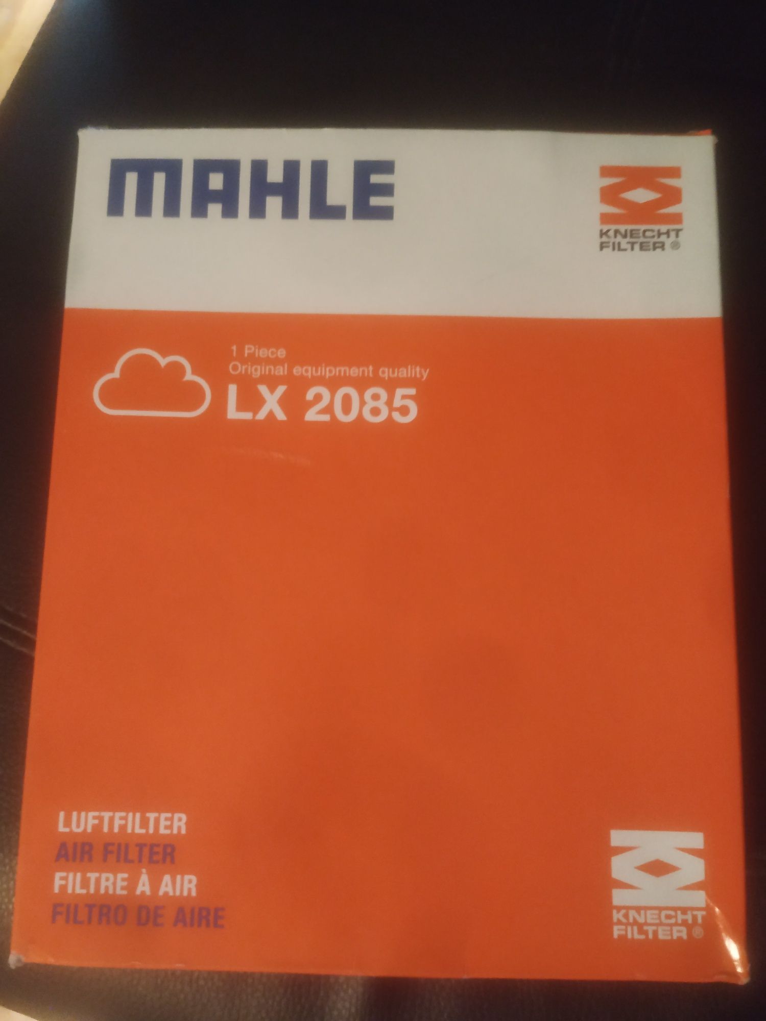 Filtro Ar Mahle LX 2085- Renault Laguna II e III e Latitude