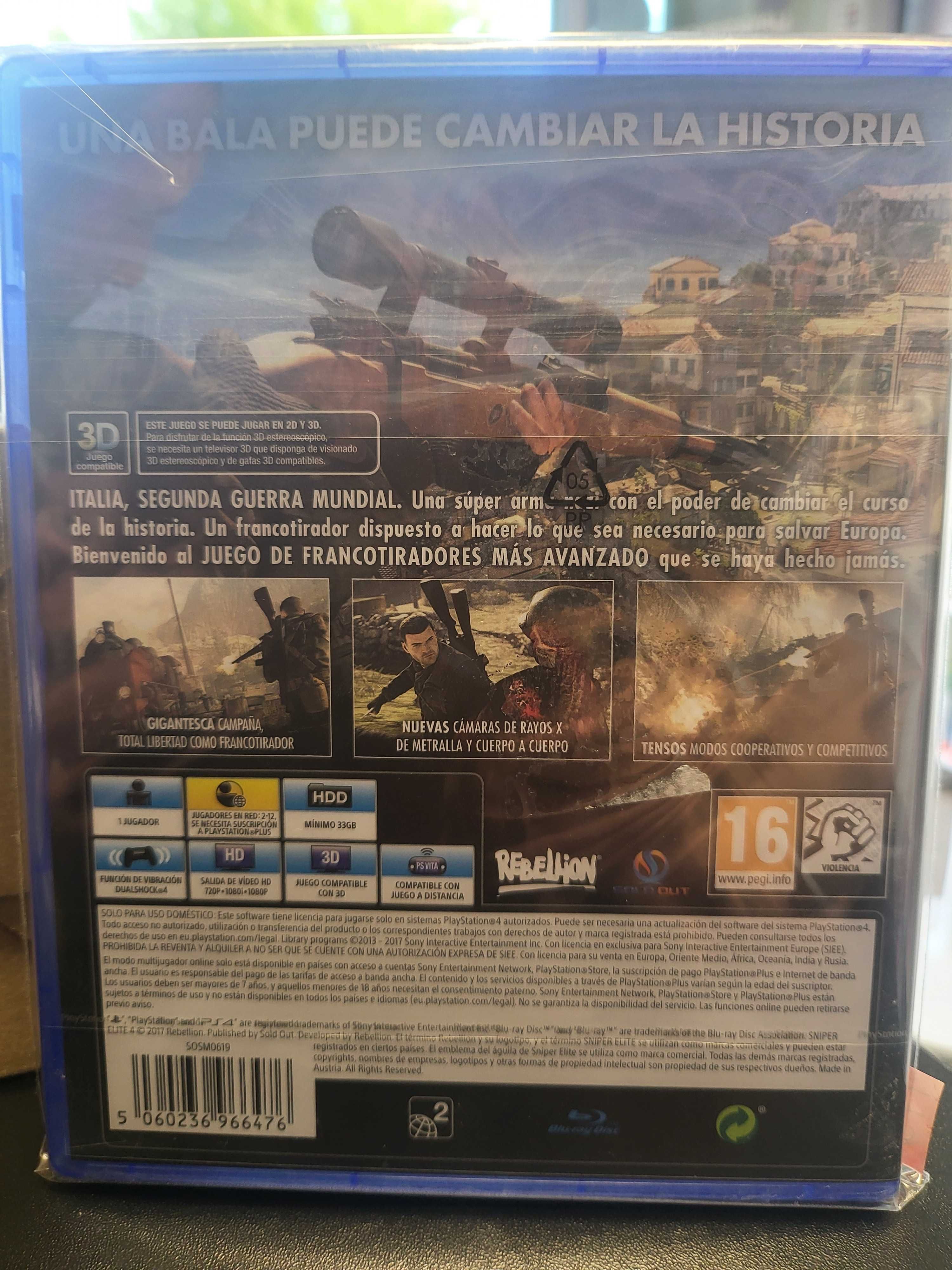Sniper Elite 4 PS4 Nowa!!! SklepzGramiWWA Skup