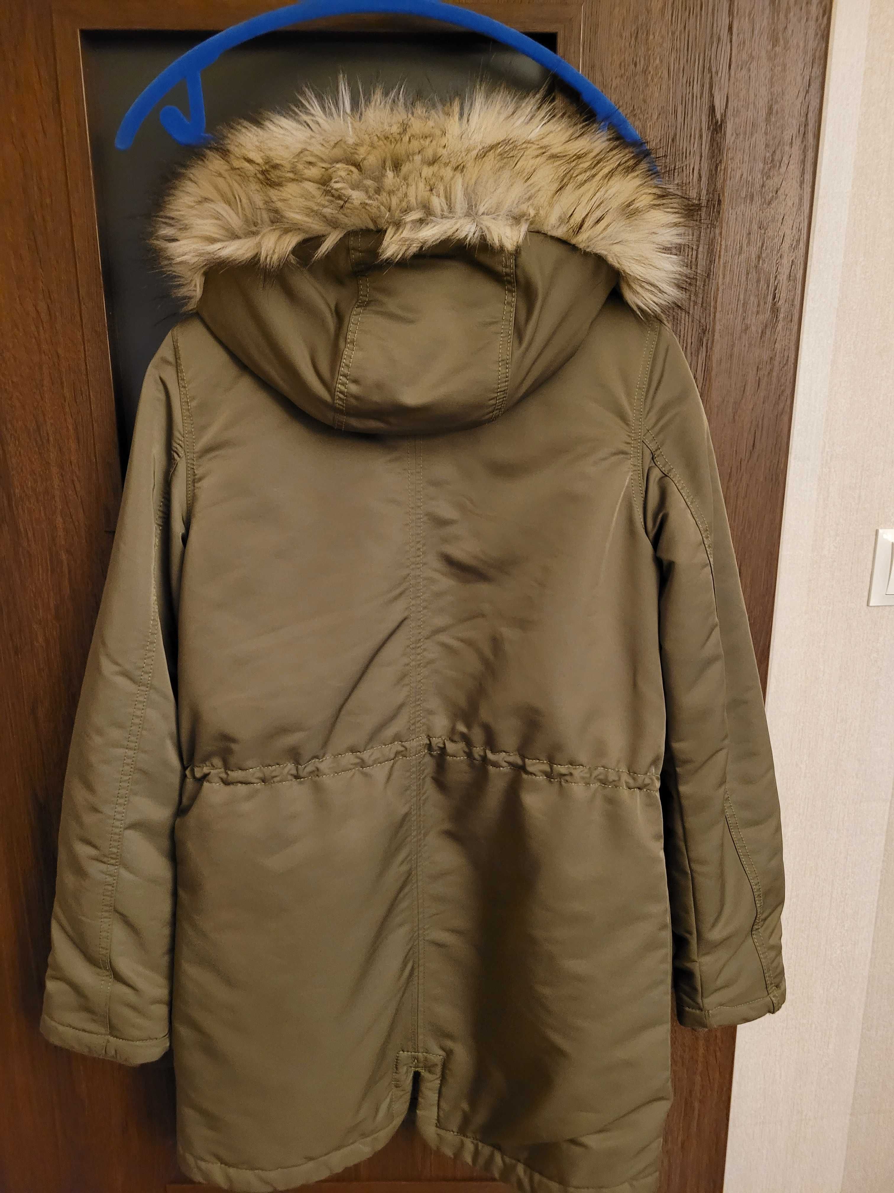 Parka kurtka płaszcz zima H&M r. 164 / 170