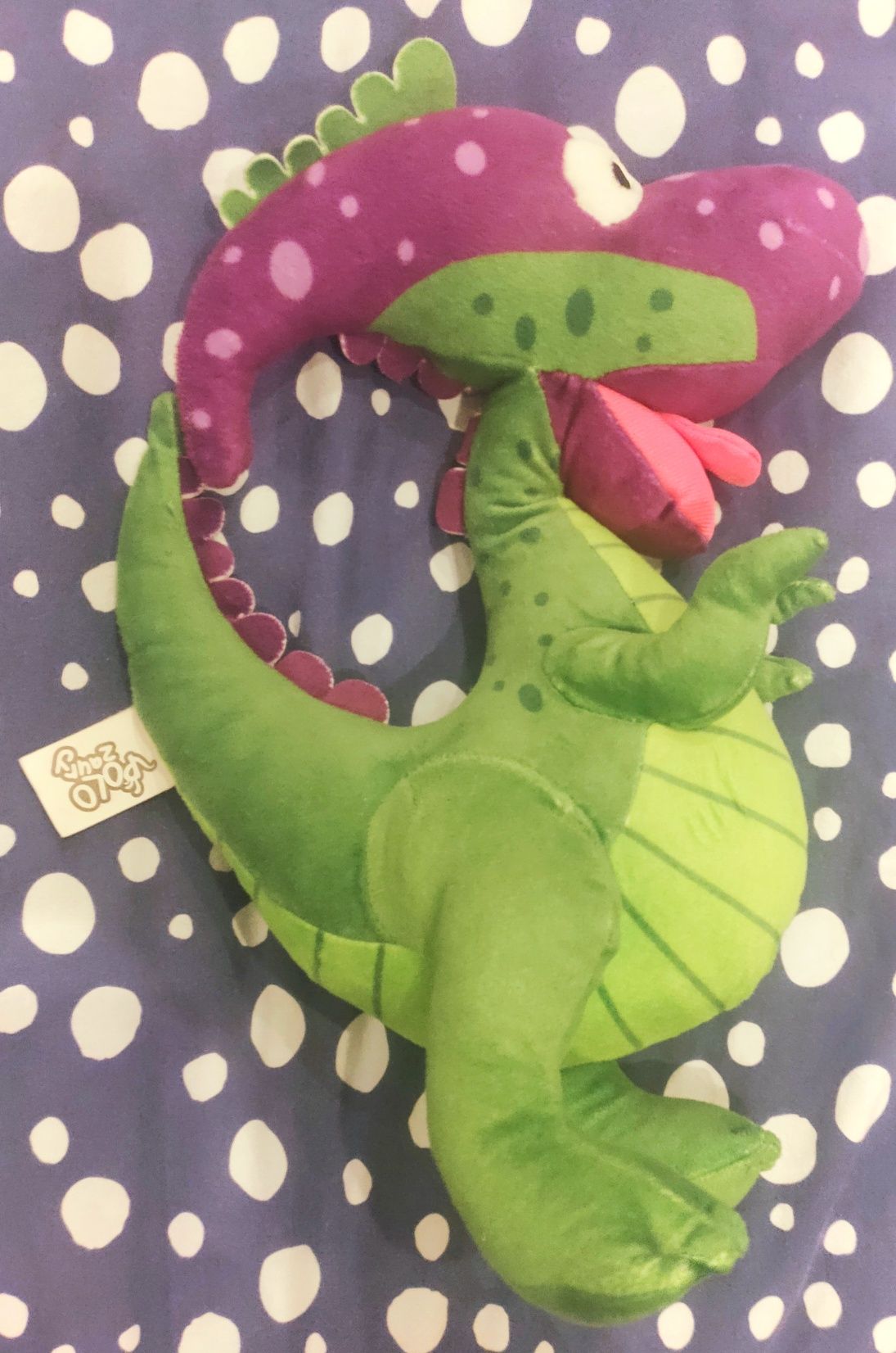Duży ok. 35cm Dinozaur Polozaur Nela maskotka, pluszak, zabawka
