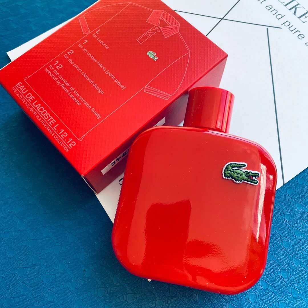 Męska woda toaletowa Crocodile Lacoaste Red Style w kolorze czerwonym