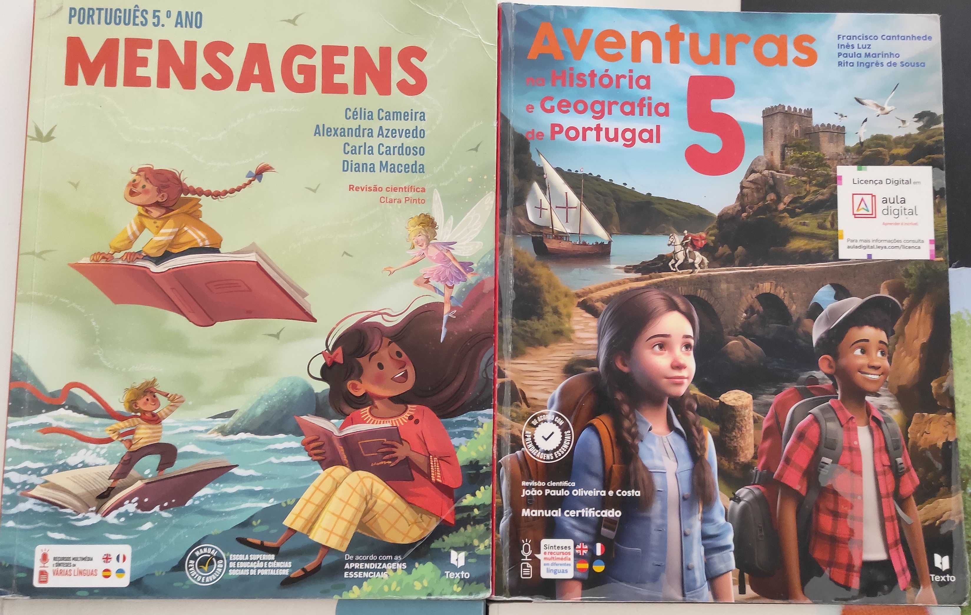 Manuais do 5° ano