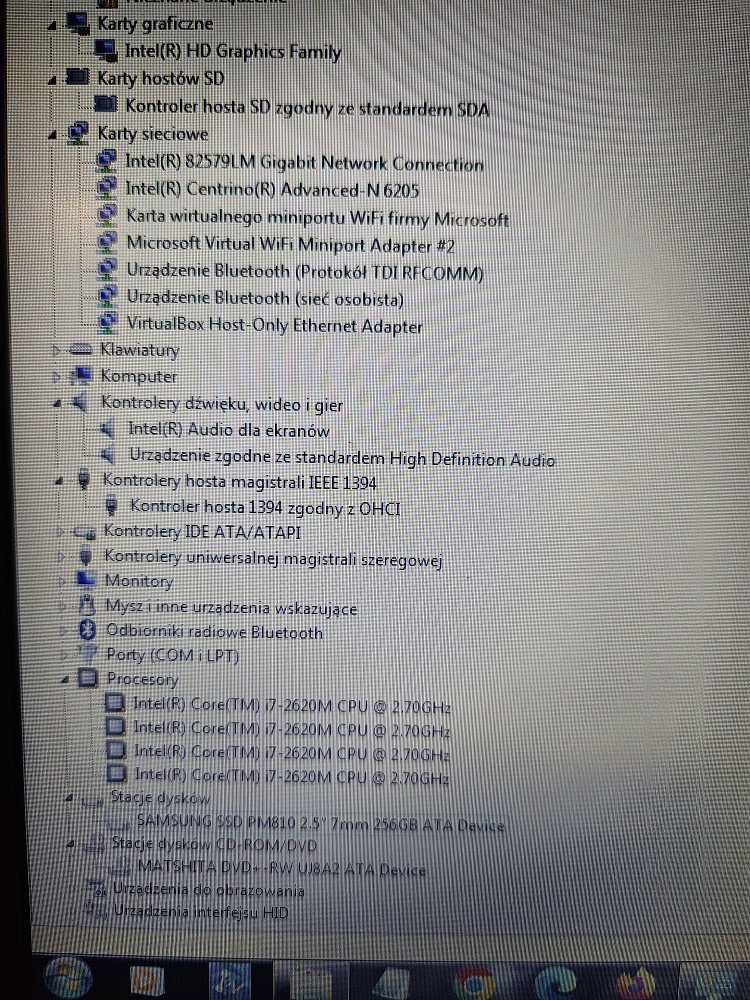 Laptop Dell Latitude E6520 SSD 256