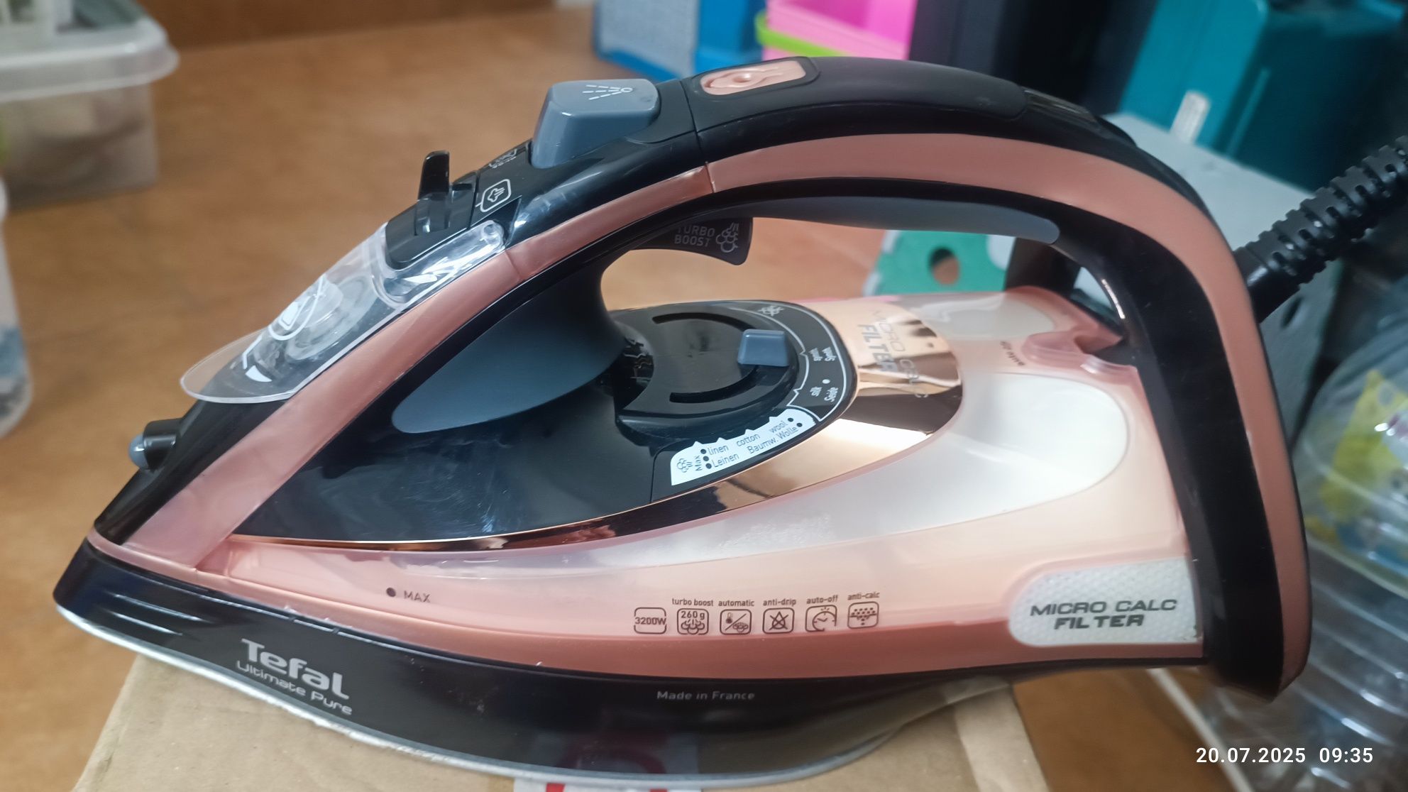 продам утюг по запчпстинах TEFAL