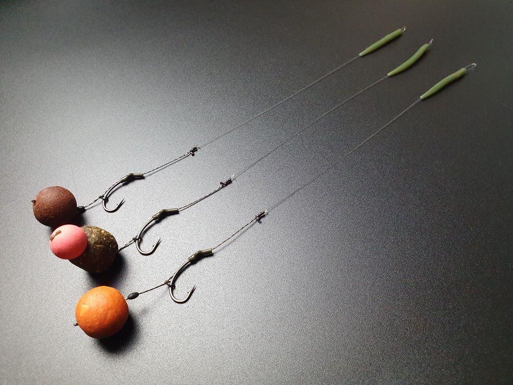 5 x Blow Back Combi Rig #2 #4 #6 przypony karpiowe z włosem