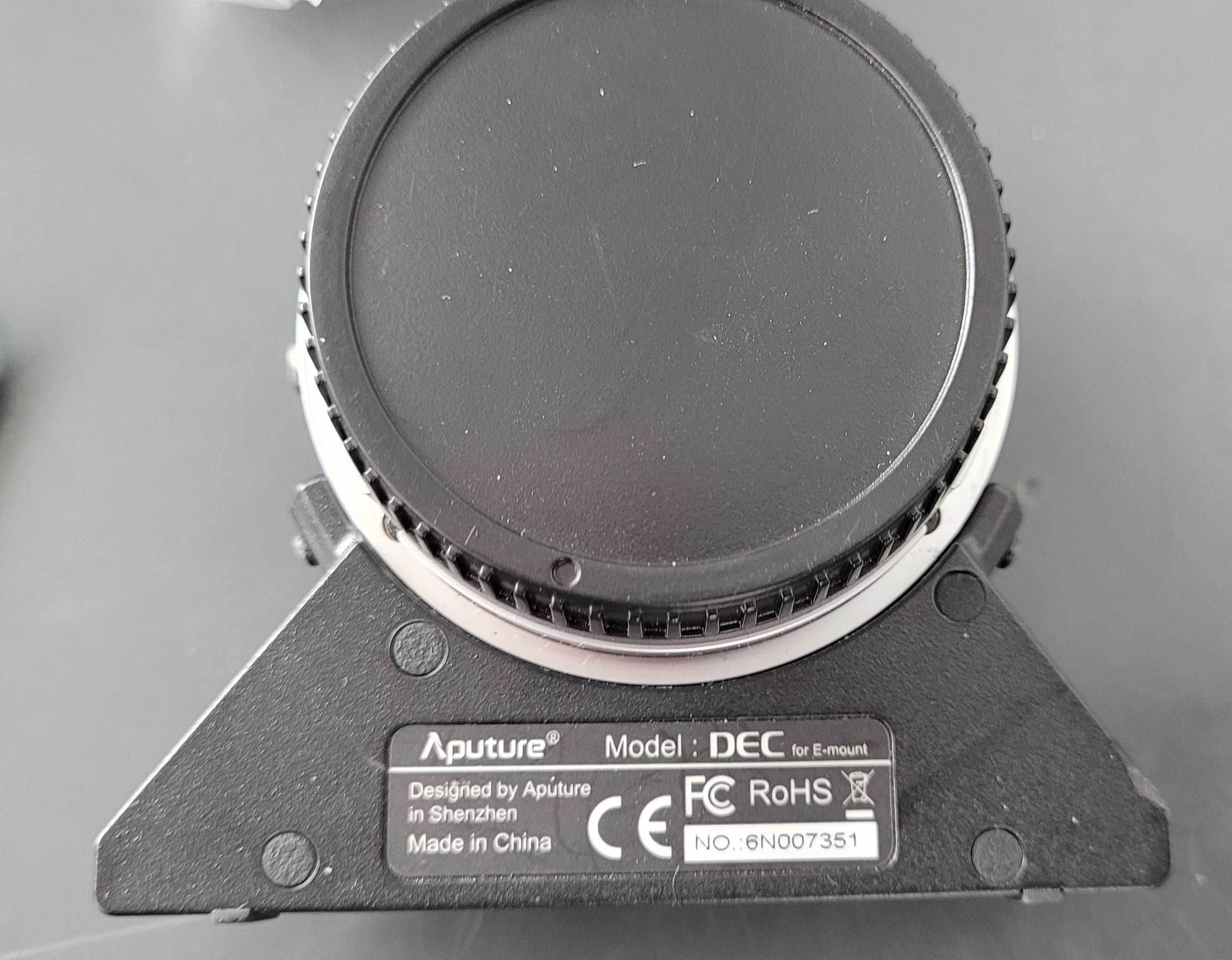 Adaptador de objectiva Aputure DEC EF-Sony EE