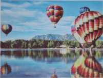 Haft diamentowy obraz na ramie 40x50 balony