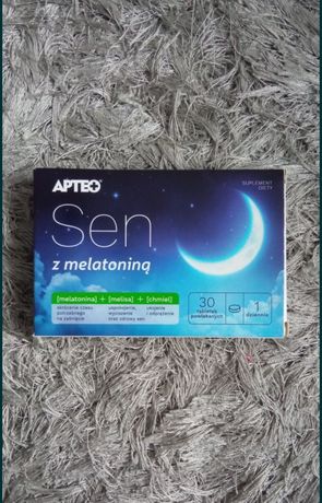 Sen z melatoniną Apteo 30 tabletek melatonina melisa