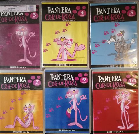 DVD'S Pantera cor de rosa- coleção de animação