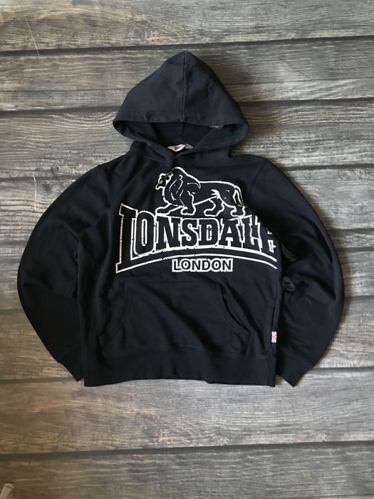 Lonsdale худі чоловіче імітація потрісканого лого