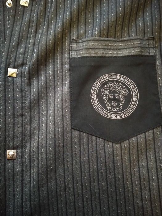 Рубашка мужская на кнопках versace L