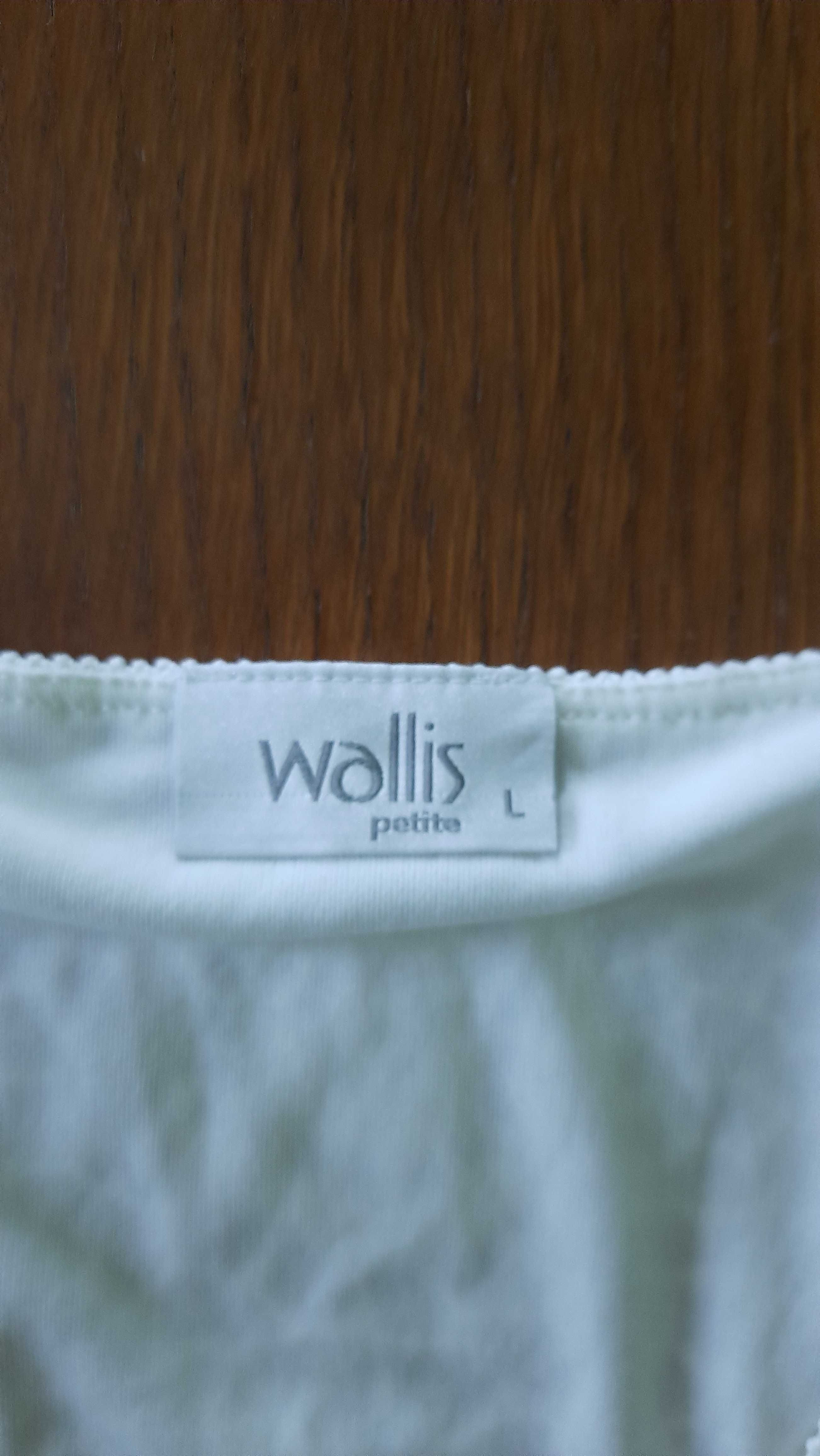 Ładna bluzka na lato lub pod żakiet, firma Wallis, rozm L