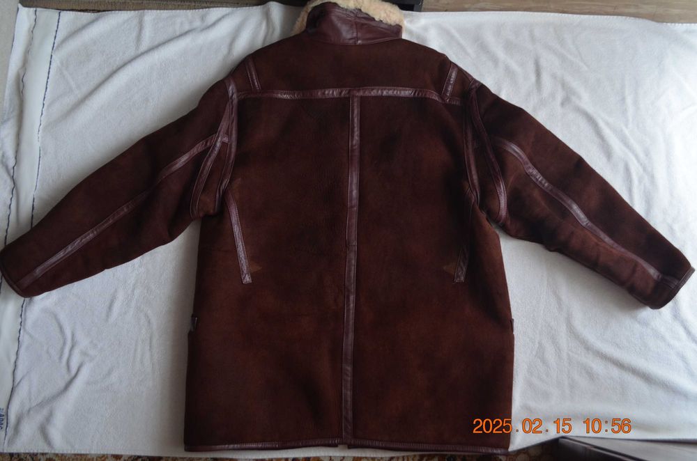 Kożuch męski skórzany / pilotka