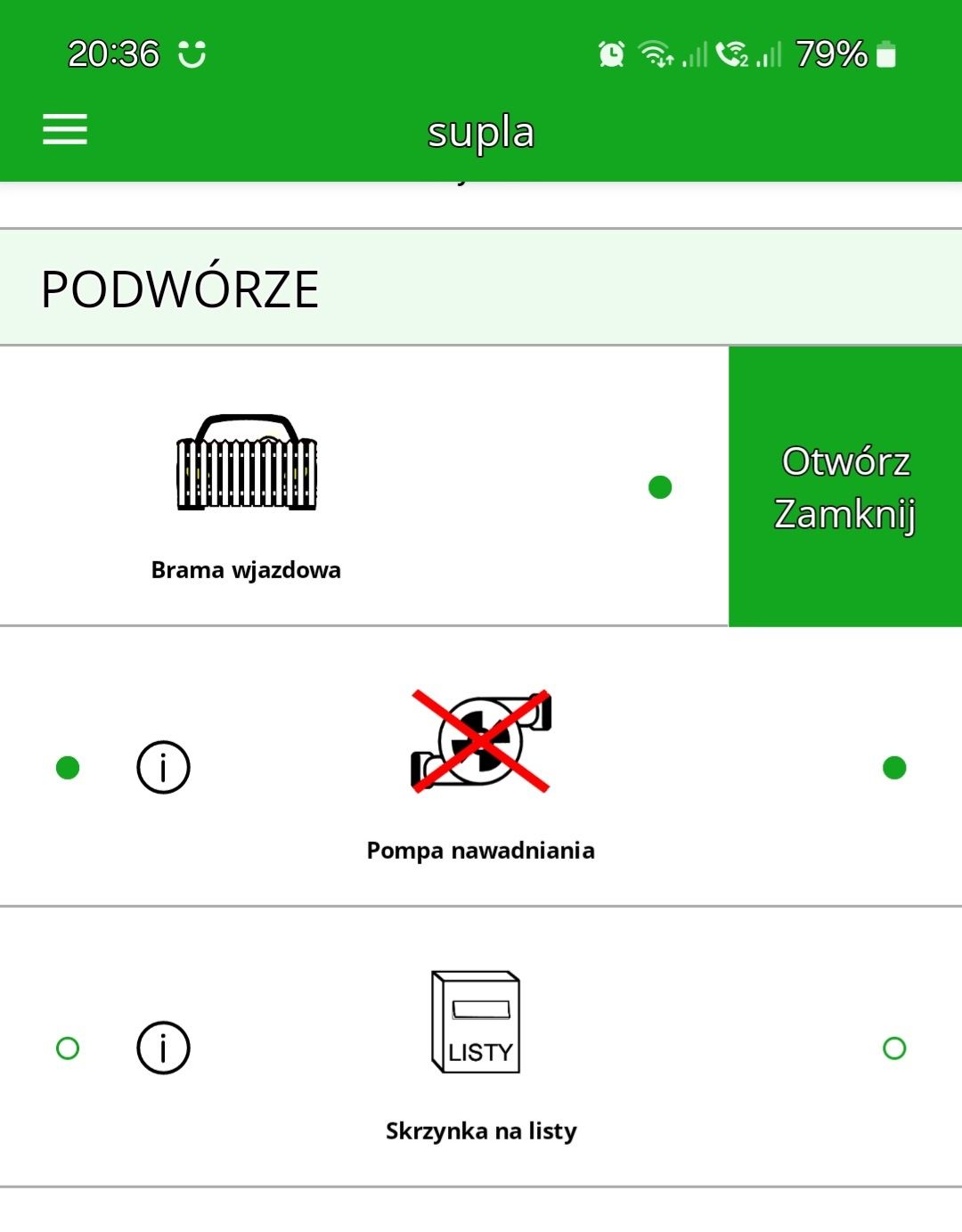 Modół zdalnego sterowania napędem bramy WIFI SUPLA