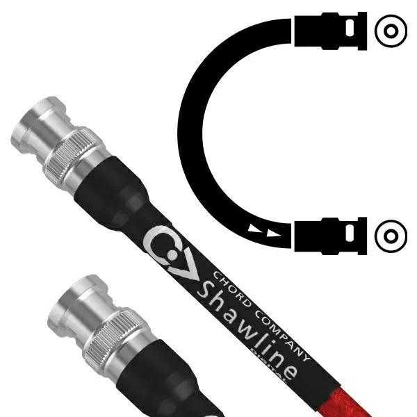Chord SHAWLINE - Kabel cyfrowy coaxial  0,5 m BNC na BNC Wyprzedaż !!!