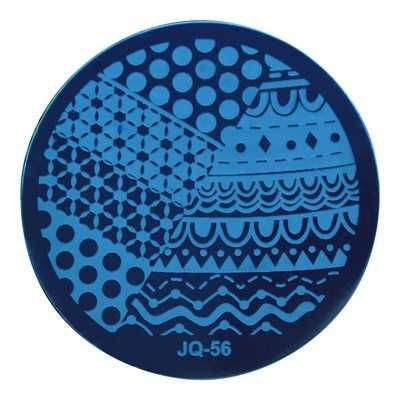 blaszka JQ56 płytka do wzorków do paznokci stempel