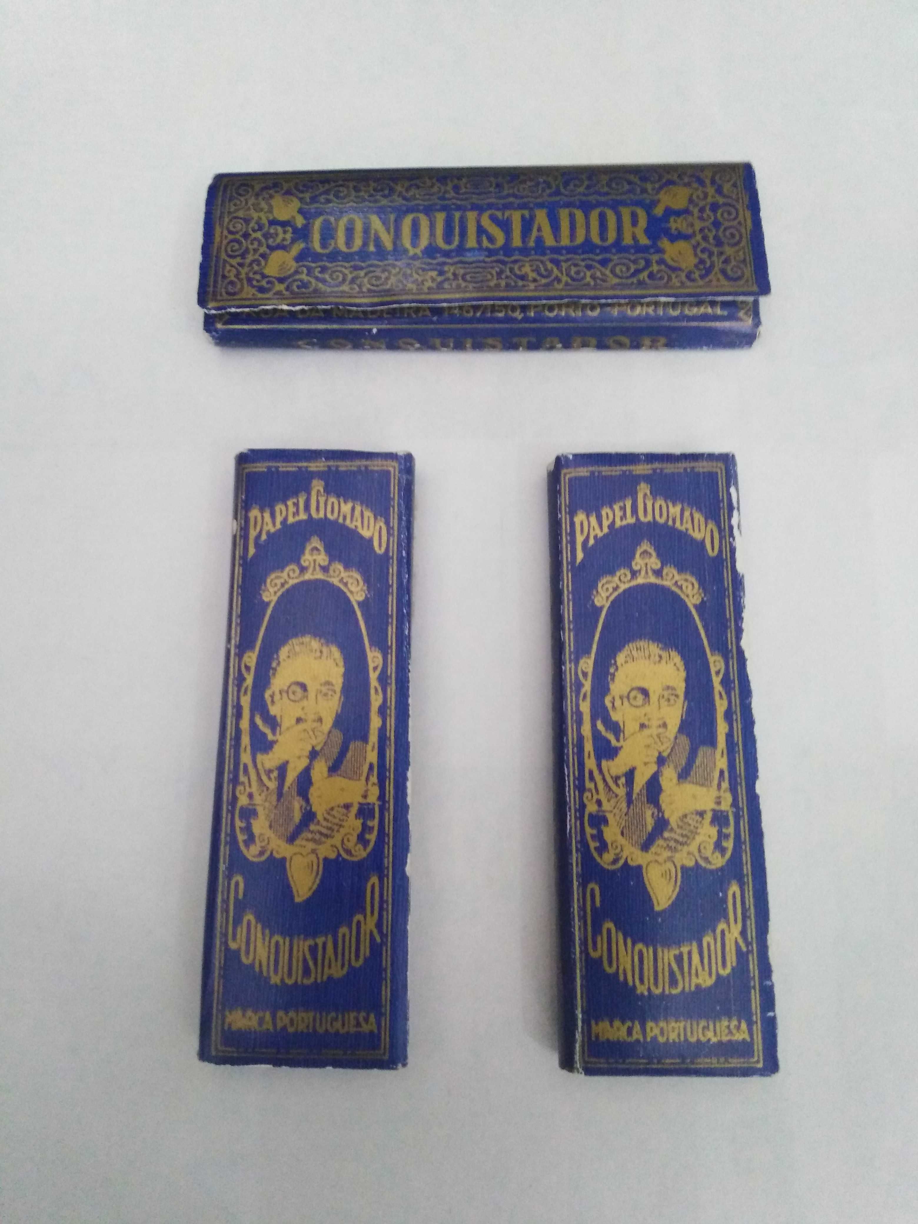 Conjunto de 3 mortalhas vintage marca Portuguesa Conquistador.