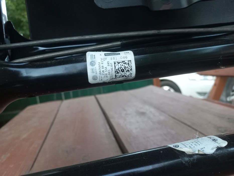 Каркас сидіння переднього пасажира механічне Volkswagen tiguan allsp