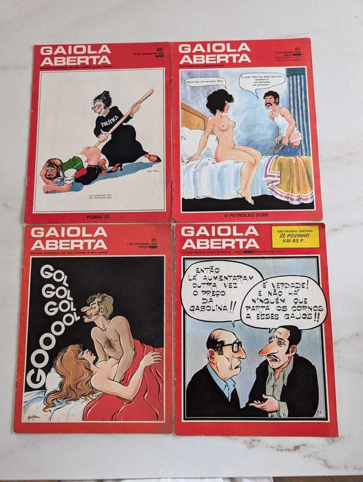 Revistas Fala Barato e Revistas Gaiola Aberta de José Vilhena