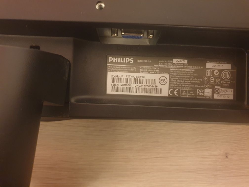 Monitor Philips 21.5 cala