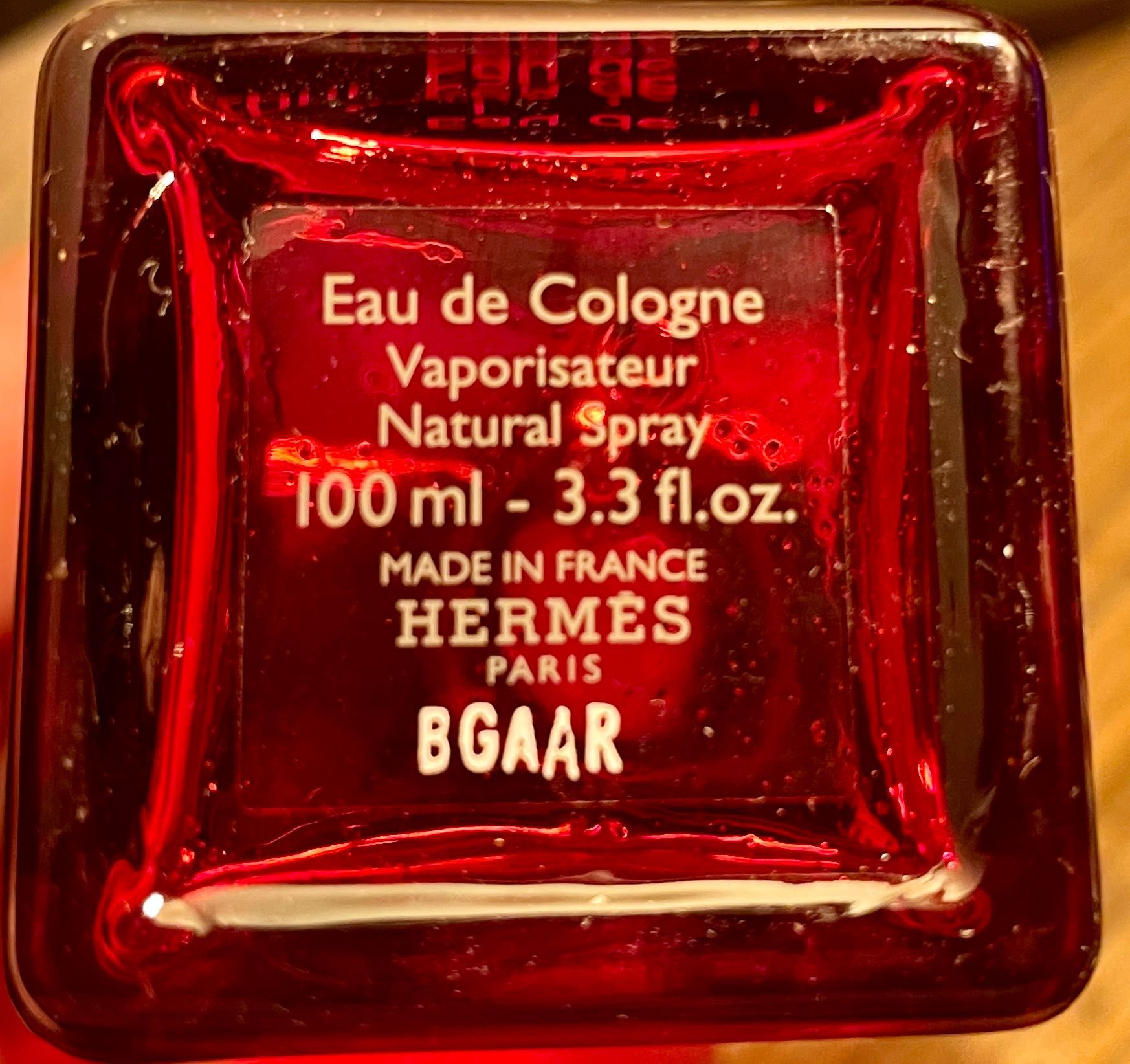 HERMES Eau de Rhubarbe Écarlate