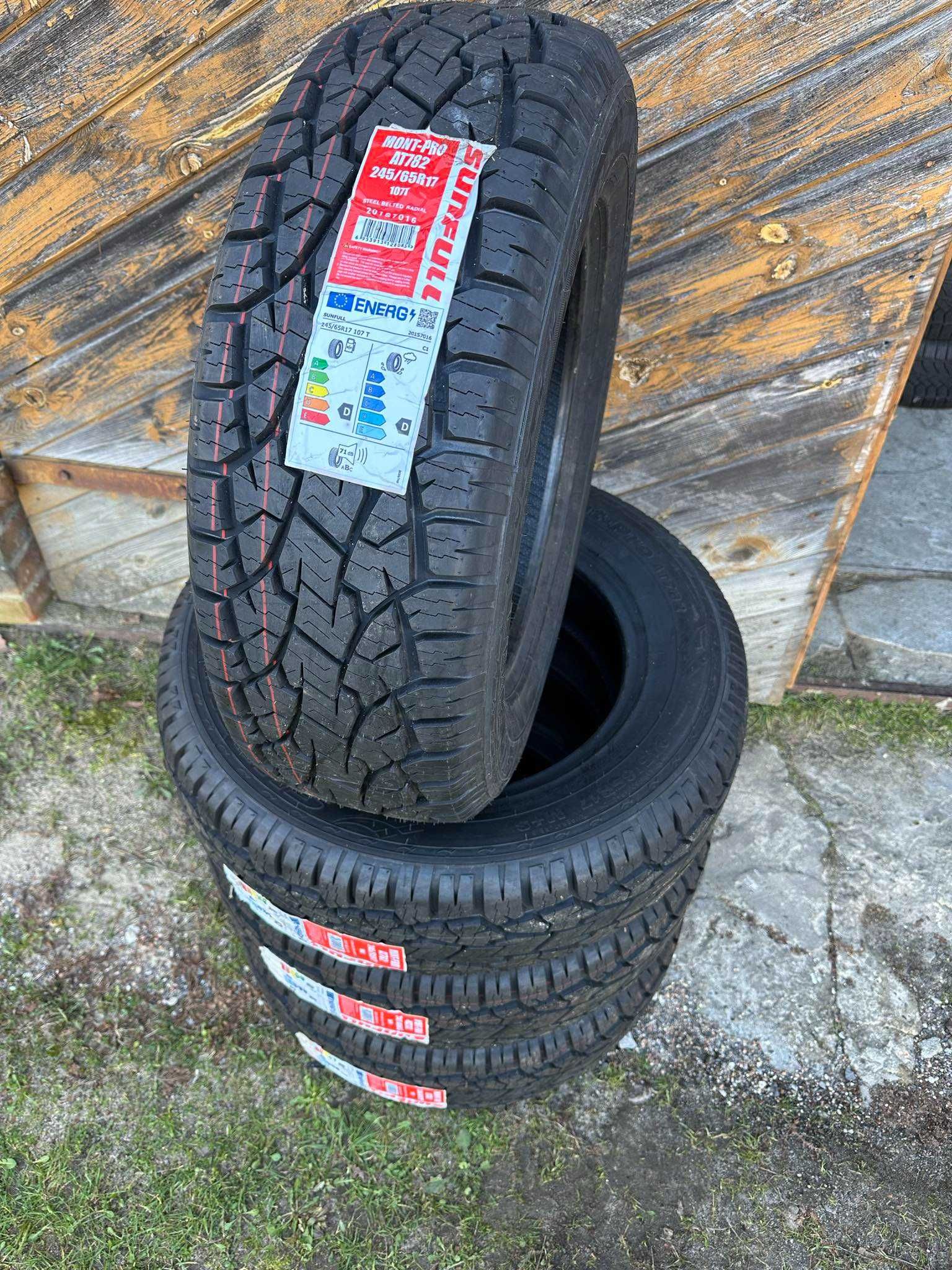 NOWE opony terenowe 245/65R17 Sunfull Mont-Pro AT782 A/T 4x4 WYSYŁKA