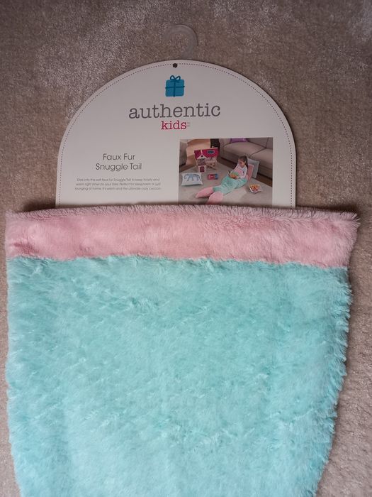 Śpiwór ogon ryby, syrenka authentic kids