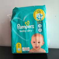 Pampers baby dry2 (4-8 кг) - 37 штук