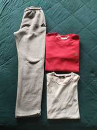 Calças treino Adidas_Tshirt F Perry_Sweat Lacoste