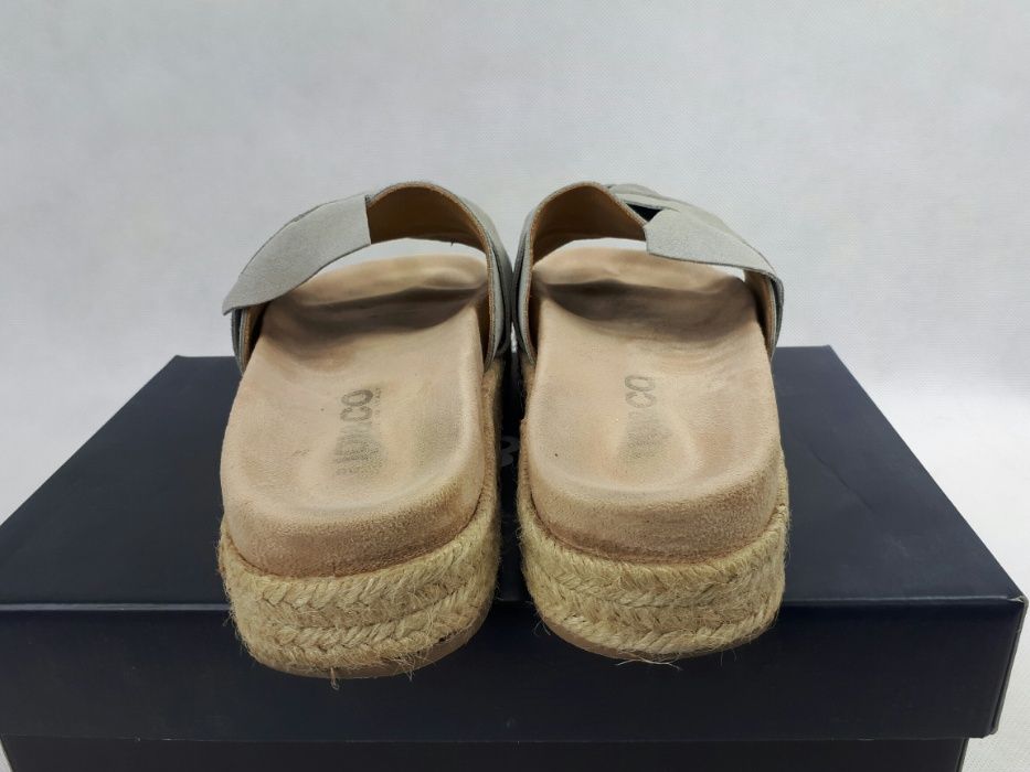 KLAPKI IGI&CO szare espadryle eu38 ada scamosciato/perła espadryle